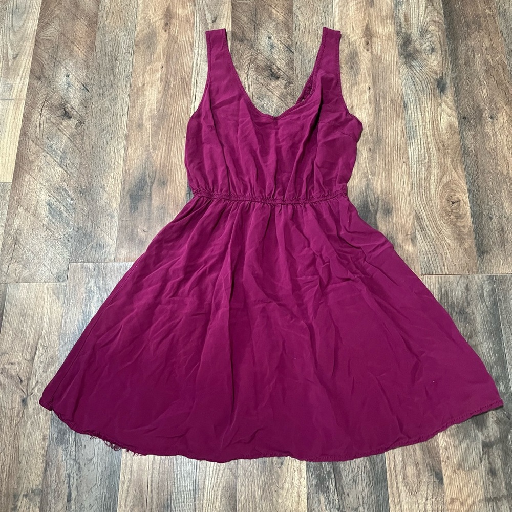 Garage Deep Red Mini Dress